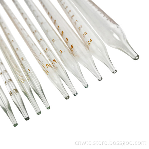 Graduated Glass Pipette: Laboratory Glass Serological Measuring Pipette